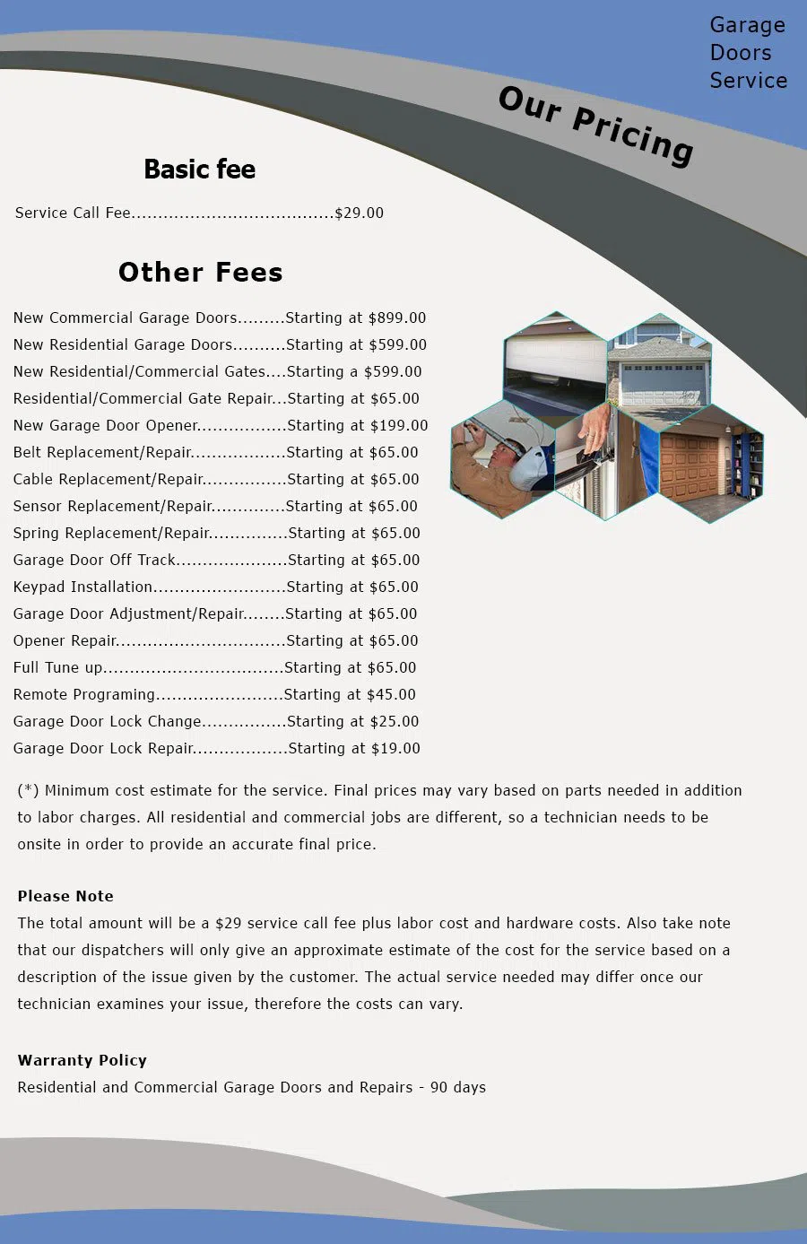 Security Garage Door Service Tenafly, NJ 201-500-4189